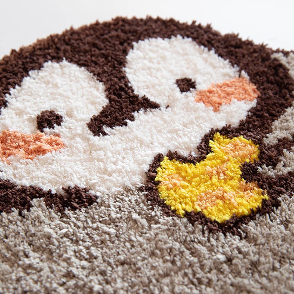 Cute Penguin Shaped Area Rug, Home Carpet