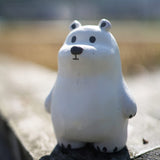 Handmade Polar Bear Ceramics Figure