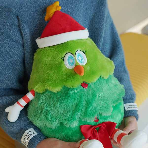 Funny Christmas Tree Stuffed Animal Plush Toy, Removable Plush Toy
