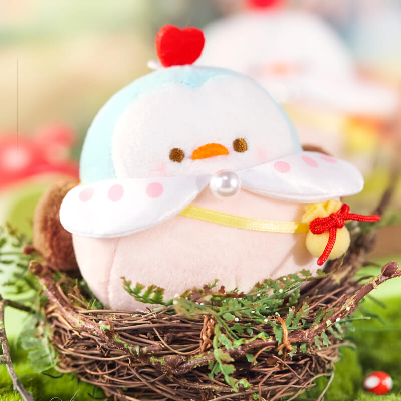 Cute Cartoon Bird Keychain