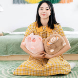 Soft Chubby Pig Plush Hugging Pillow Stuffed Animal Doll Toy
