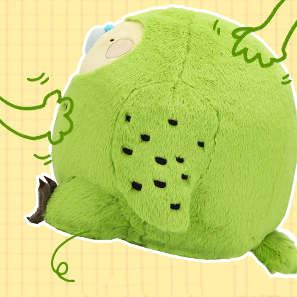 Chubby Kakapo Stuffed Animal Plush Toy, New Zealand Bird Plushies