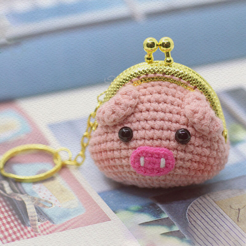 Handmade Crocheter Animal Bag Charm Keycharm