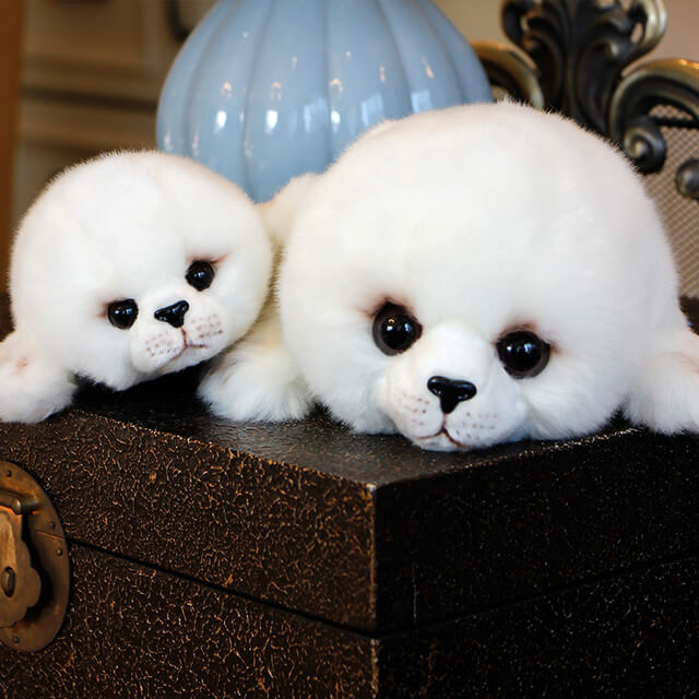 Cute Harp Seal Pup Plush