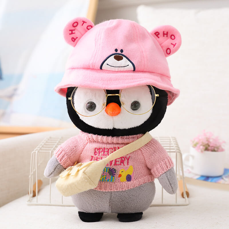 Cute Dress Up Penguin Stuffed Plush Toy For Gifts
