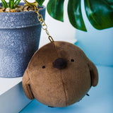 Chubby Plush King Penguin Cub Doll Keychain