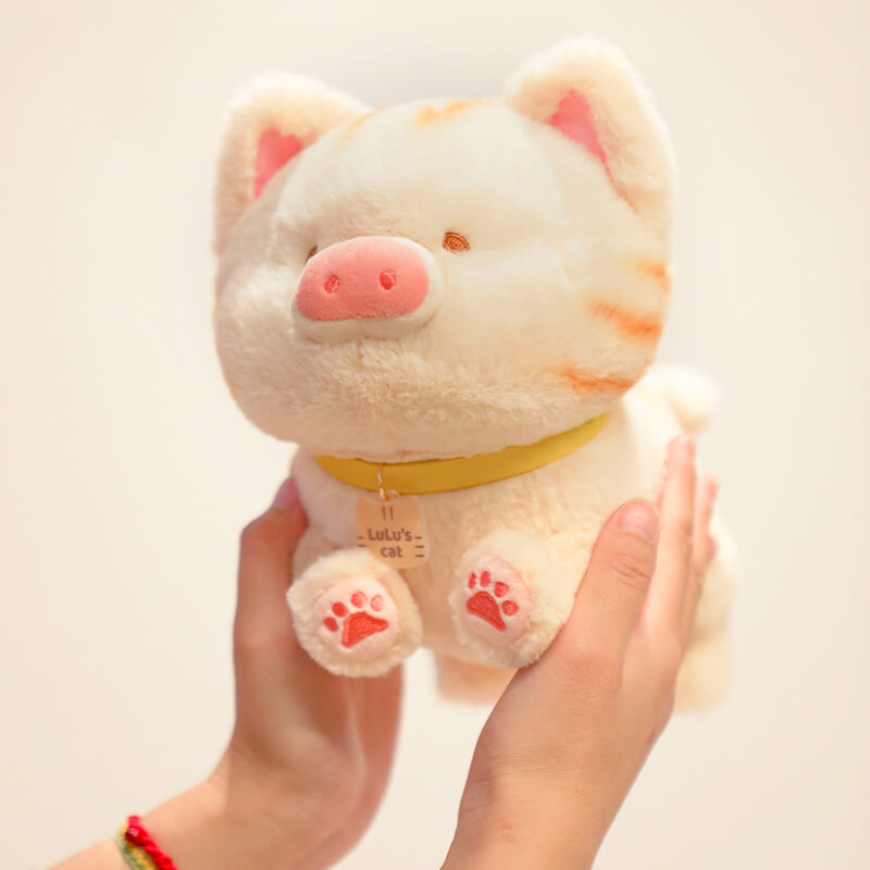 Mixed Piggy Cat Stuffed Animal Plush Toy
