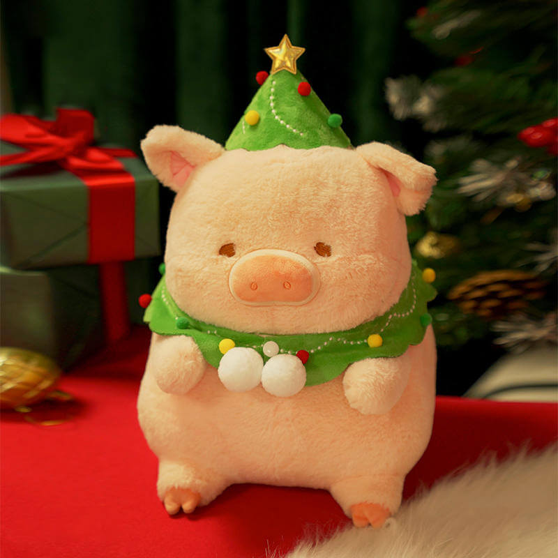 Adorable Christmas Pig Stuffed Animal Plush Toy