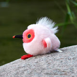 Crested ibis Plush Bag Charm, Stuffed Animal Keychain