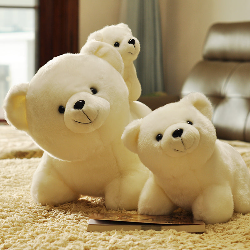 Polar Bear Cub Plush Stuffed Animal Plushies Toy