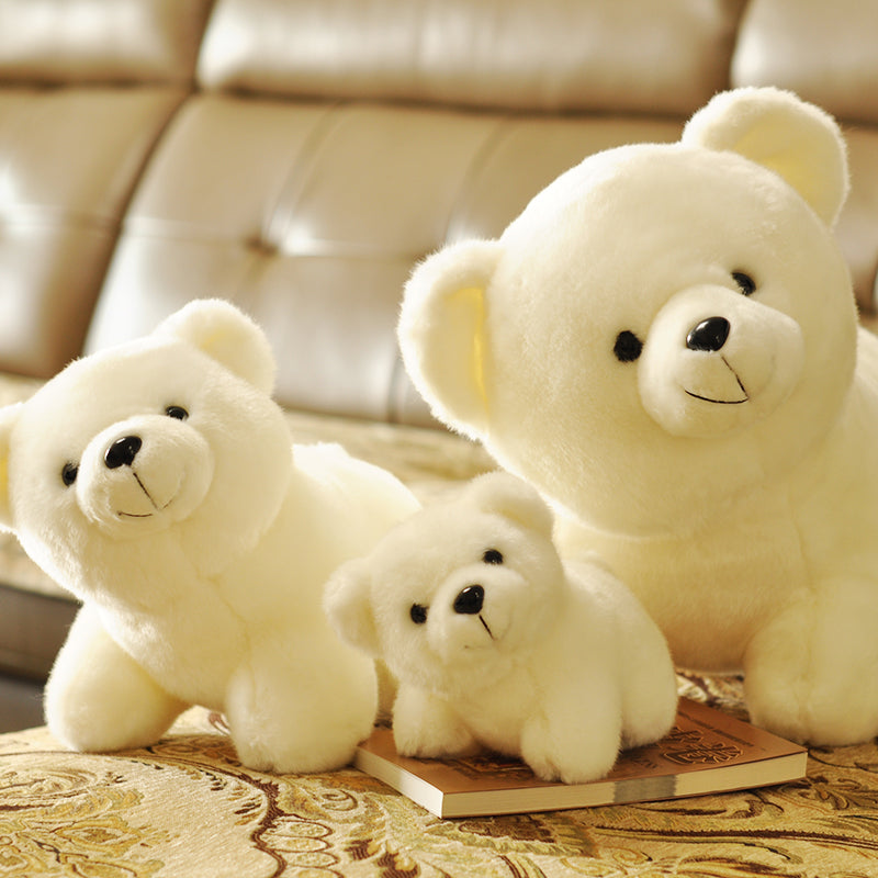 Polar Bear Cub Plush Stuffed Animal Plushies Toy