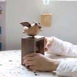 Flying Pig Wooden Music Box