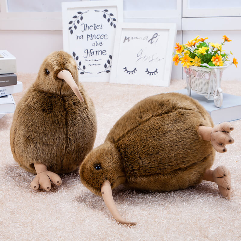 Chubby Kiwi Bird Stuffed Animal Wildlife Plush
