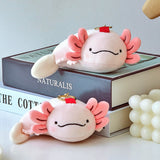 Little Axolotl Plush Bag Charm, Stuffed Animal Keychain