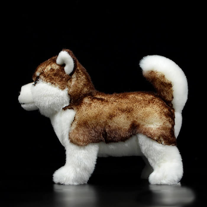 Realistic Husky Dog Stuffed Animal Plush Toy