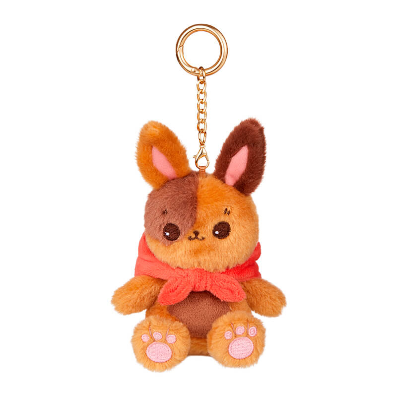 Cute Rabbit Plush Bag Charm, Stuffed Bunny Keychain