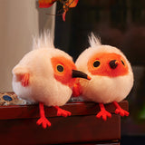 Crested ibis Plush Bag Charm, Stuffed Animal Keychain