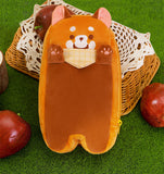 Plush Red Panda Pencil Bags, Multi-function Storage Zipper Bags