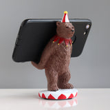 Brown Bear Animal Mobile Phone Holder/Phone Stand
