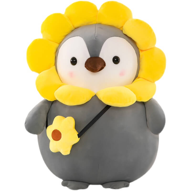 Cute Penguin Stuffed Animal with Cute Costume
