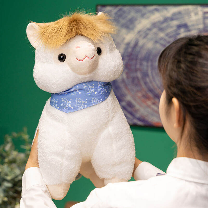 Handsome Alpaca Stuffed Animal Plush Toy