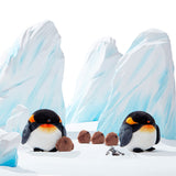 Big Chubby King Penguin Plush Stuffed Animal Round Pillow
