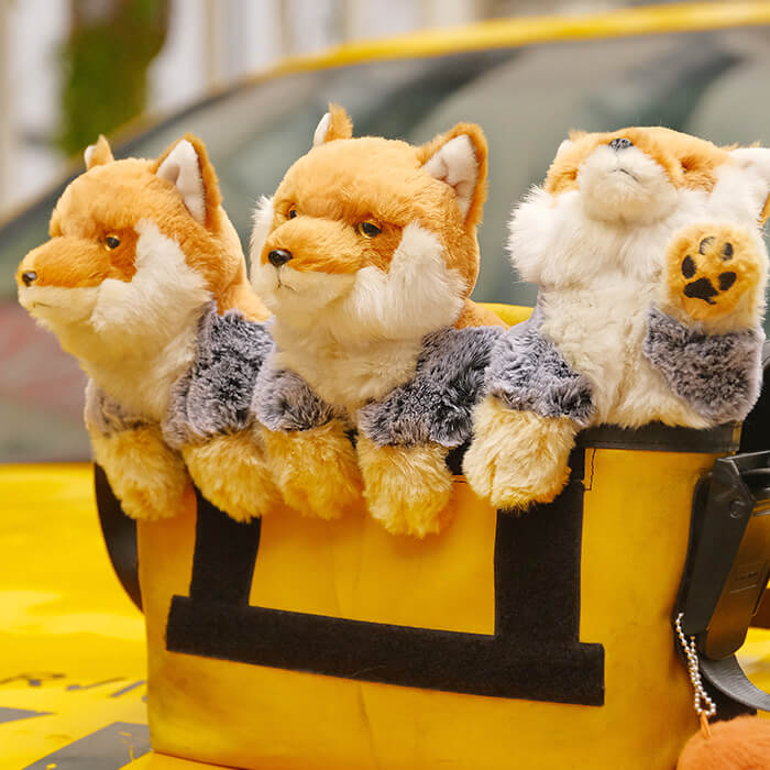 Cute Tibetan Fox Stuffed Plush Slap Bracelet