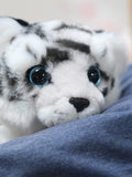 Snow Leopard Stuffed Plush Slap Bracelet
