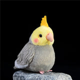 Realistic Chubby Cockatiel Stuffed Animal Plush Toy