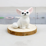 Ceramic Fennec Fox Figurine