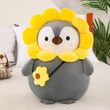 Cute Penguin Stuffed Animal with Cute Costume