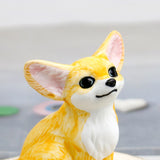 Ceramic Fennec Fox Figurine