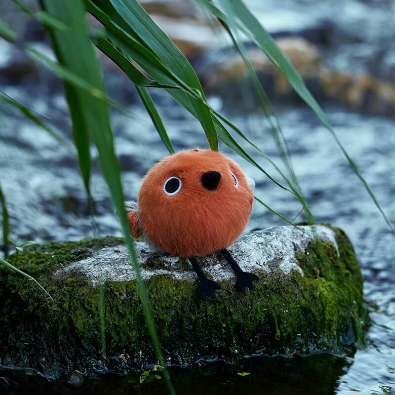 Mini Asian Dowitcher Stuffed Plush Bag Charm