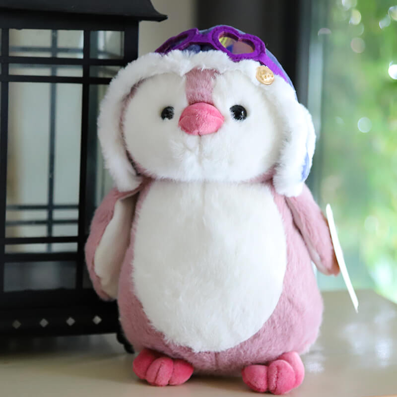 Cute Winter Scarf Plush Penguin Doll