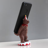 Brown Bear Animal Mobile Phone Holder/Phone Stand