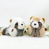 Plush Raccoon Keychain Cute Animal Bag Charm