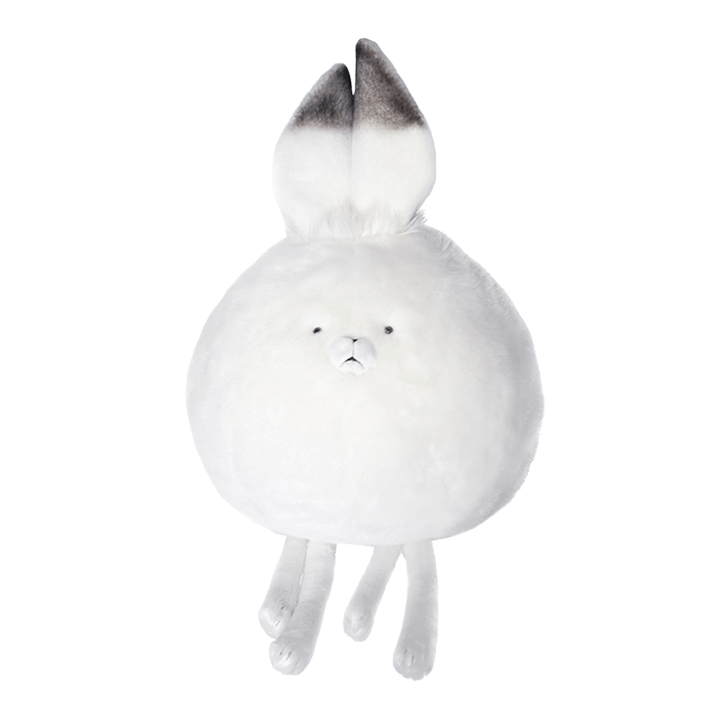 Chubby Soft Arctic Rabbit Plush Pillow Animal Stuffed Toys