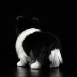 Realistic Border Collie Dog Stuffed Animal Plush Toy