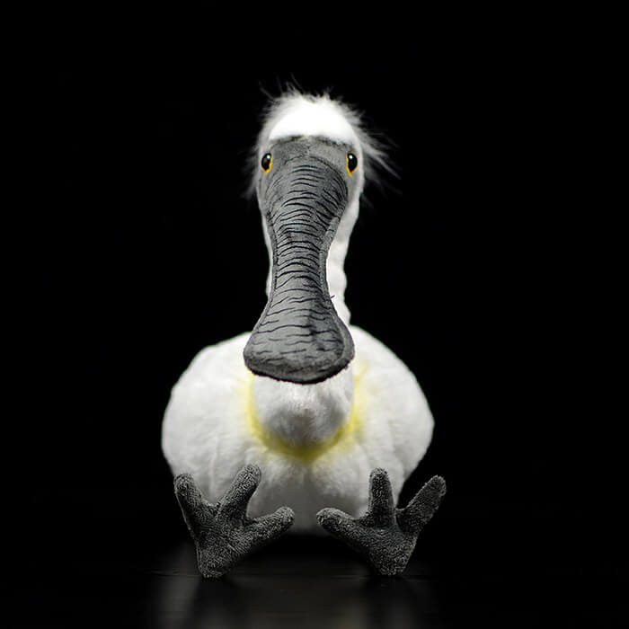 Realistic Eurasian Spoonbill Stuffed Animal Plush Toy