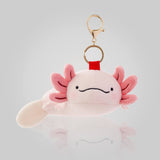 Little Axolotl Plush Bag Charm, Stuffed Animal Keychain