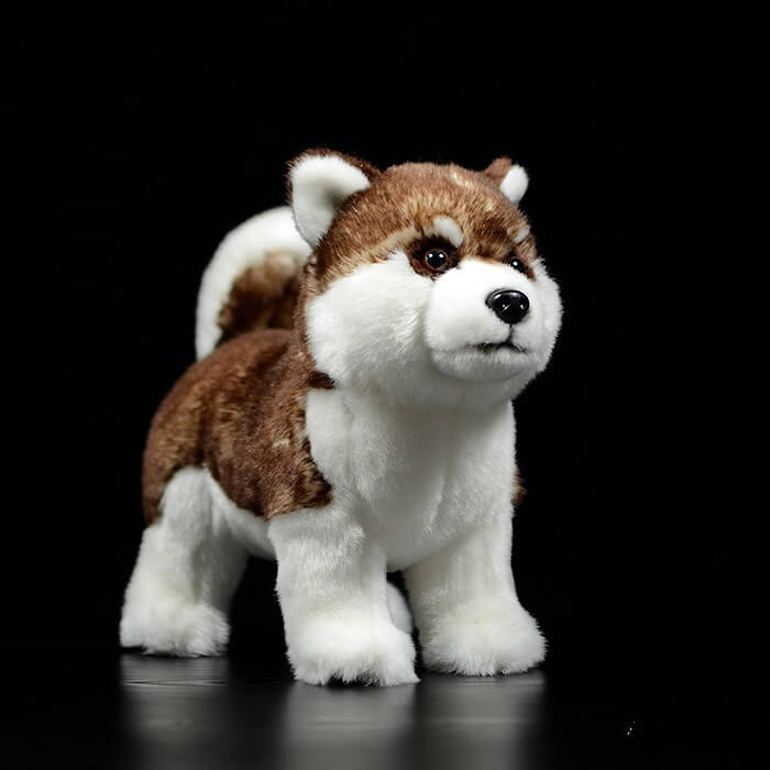 Realistic Husky Dog Stuffed Animal Plush Toy