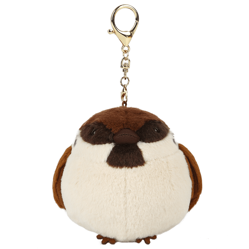 Chubby Little Sparrow Stuffed Animal Bag Charm