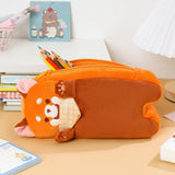 Plush Red Panda Pencil Bags, Multi-function Storage Zipper Bags