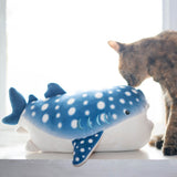Whale Shark Stuffed Plush Toys, Soft Hugging Elasticity Pillow
