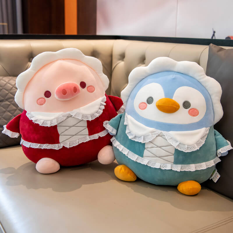 Soft Stuffed Animal Plush Toy - Chick, Penguin, Pig