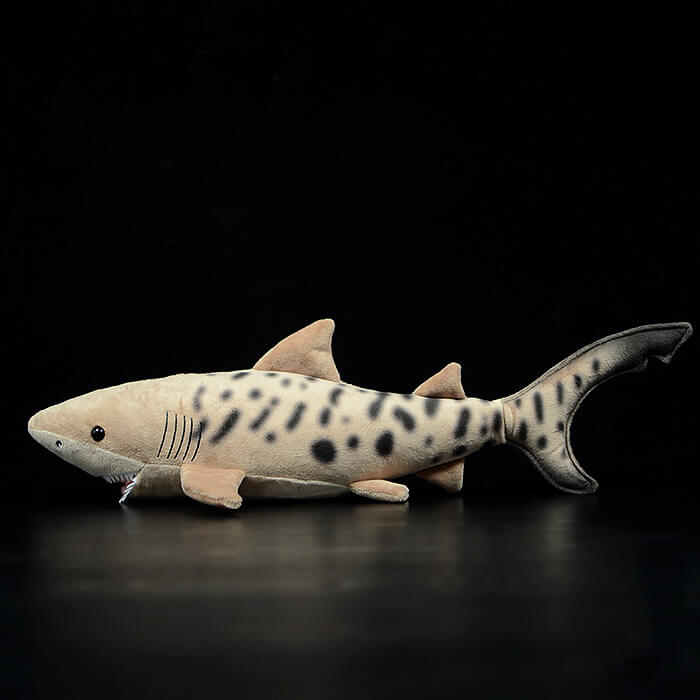 Realistic Tiger Shark Stuffed Animal Plush Toy