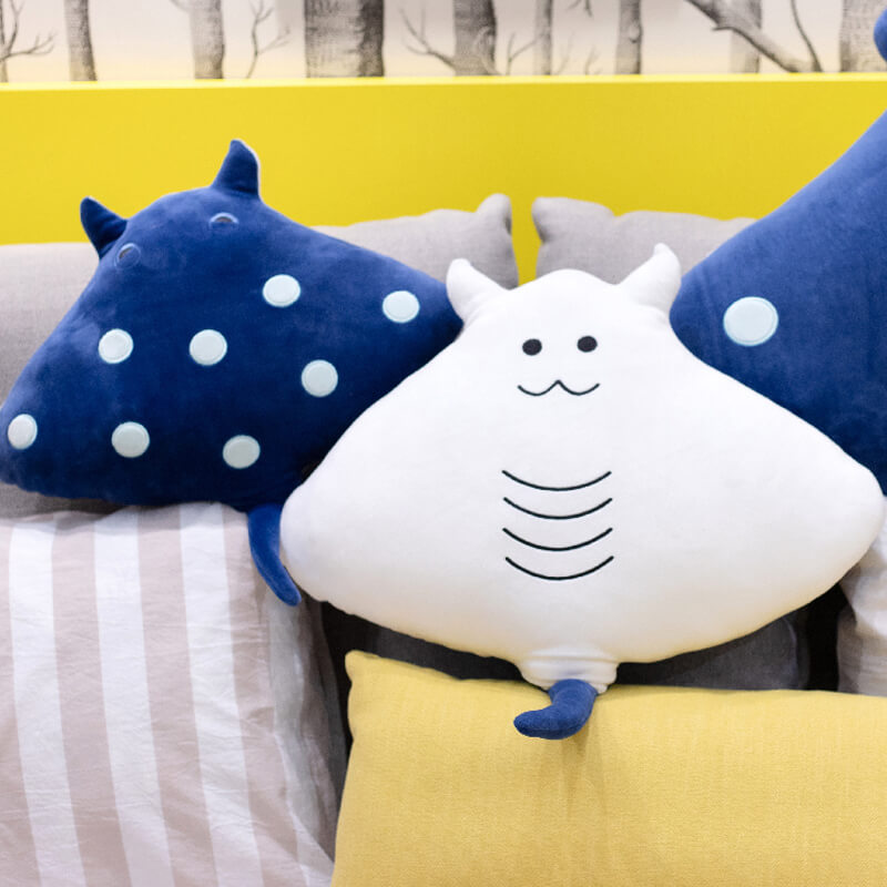 Manta Ray Plush Stuffed Hugging Pillow