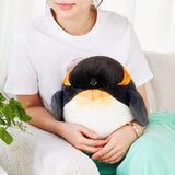 Big Chubby King Penguin Plush Stuffed Animal Round Pillow