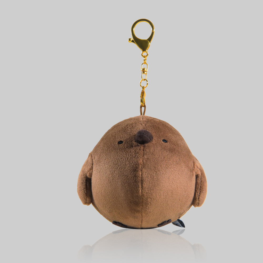 Chubby Plush King Penguin Cub Doll Keychain
