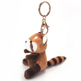 Red Panda Plush Bag Charm, Stuffed Animal Keychain